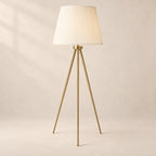 Reeva Pleated Silk Shade Floor Lamp