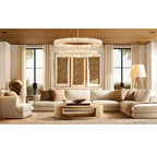 Reeva Pleated Silk Shade Floor Lamp
