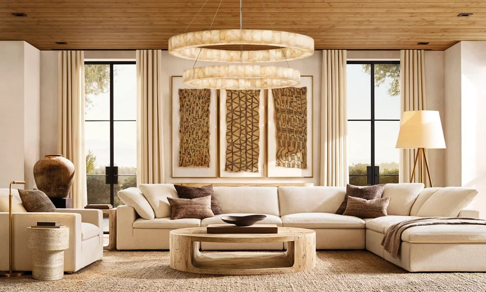 Reeva Pleated Silk Shade Floor Lamp