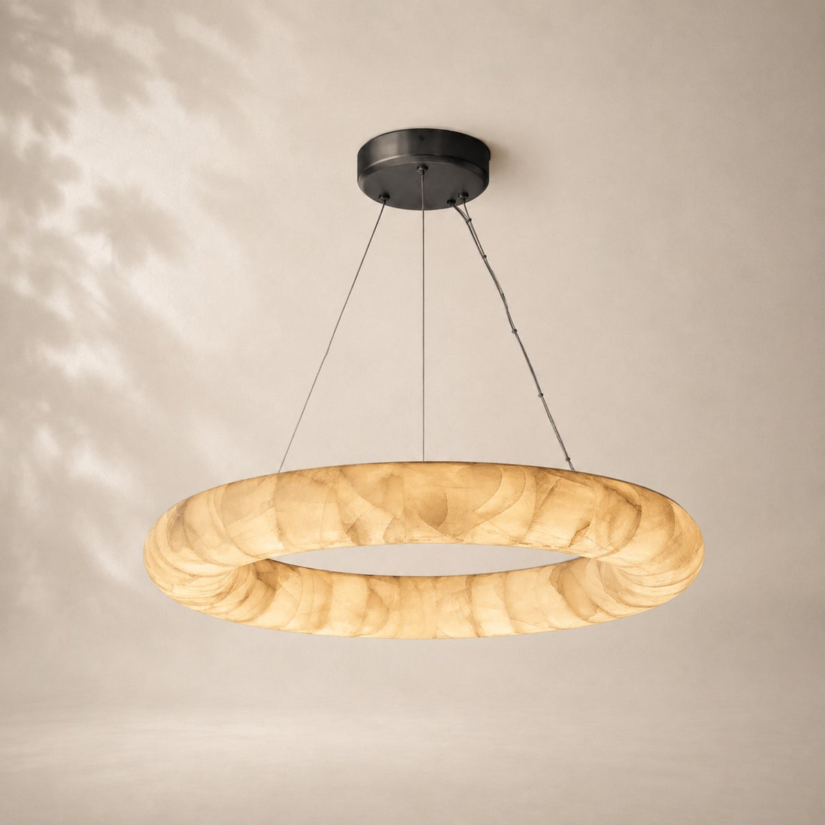 Riveon Lisse Round Chandelier 31"