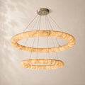 Riveon Lisse Two-Tiered Round Chandelier 61"