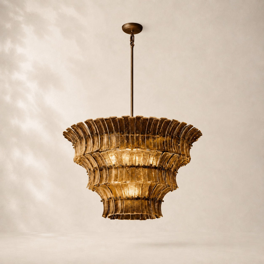 Romessa Glass Round Chandelier 36"