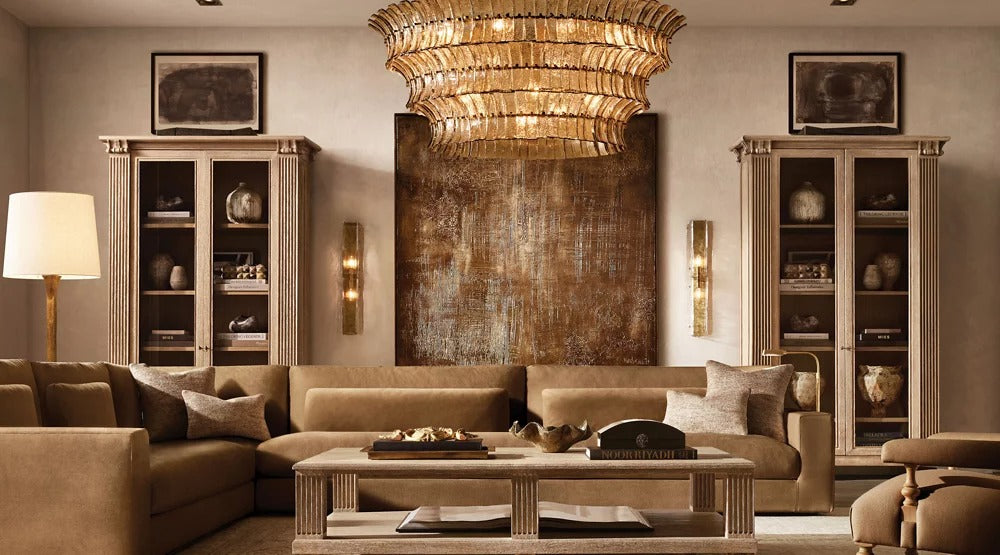 Romessa Glass Round Chandelier 48"