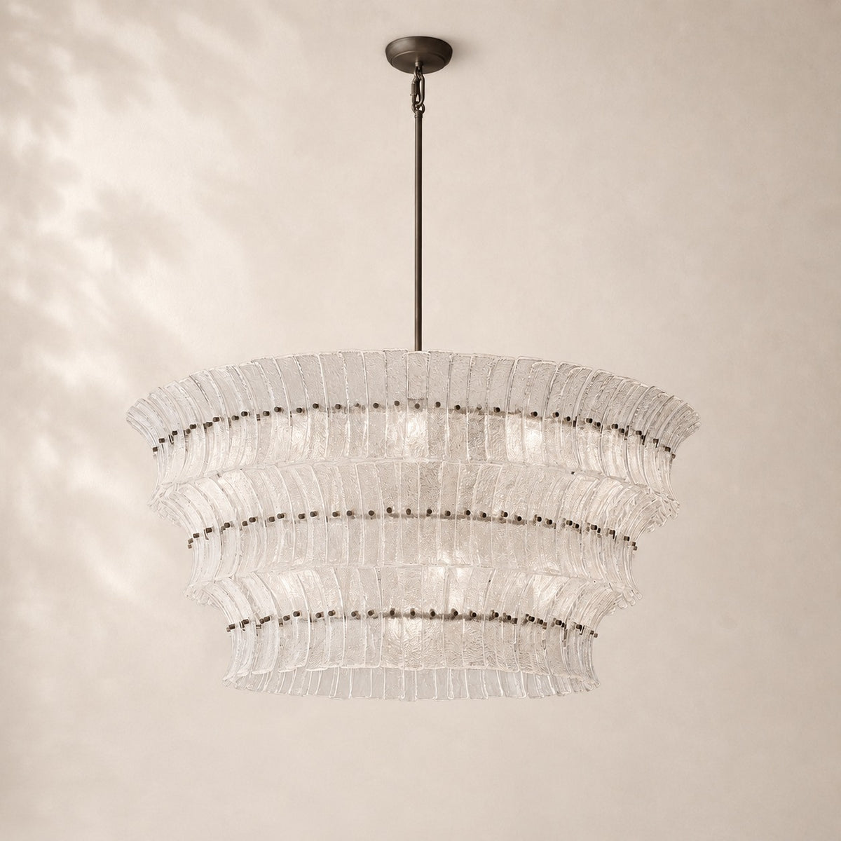 Romessa Glass Round Chandelier 48"
