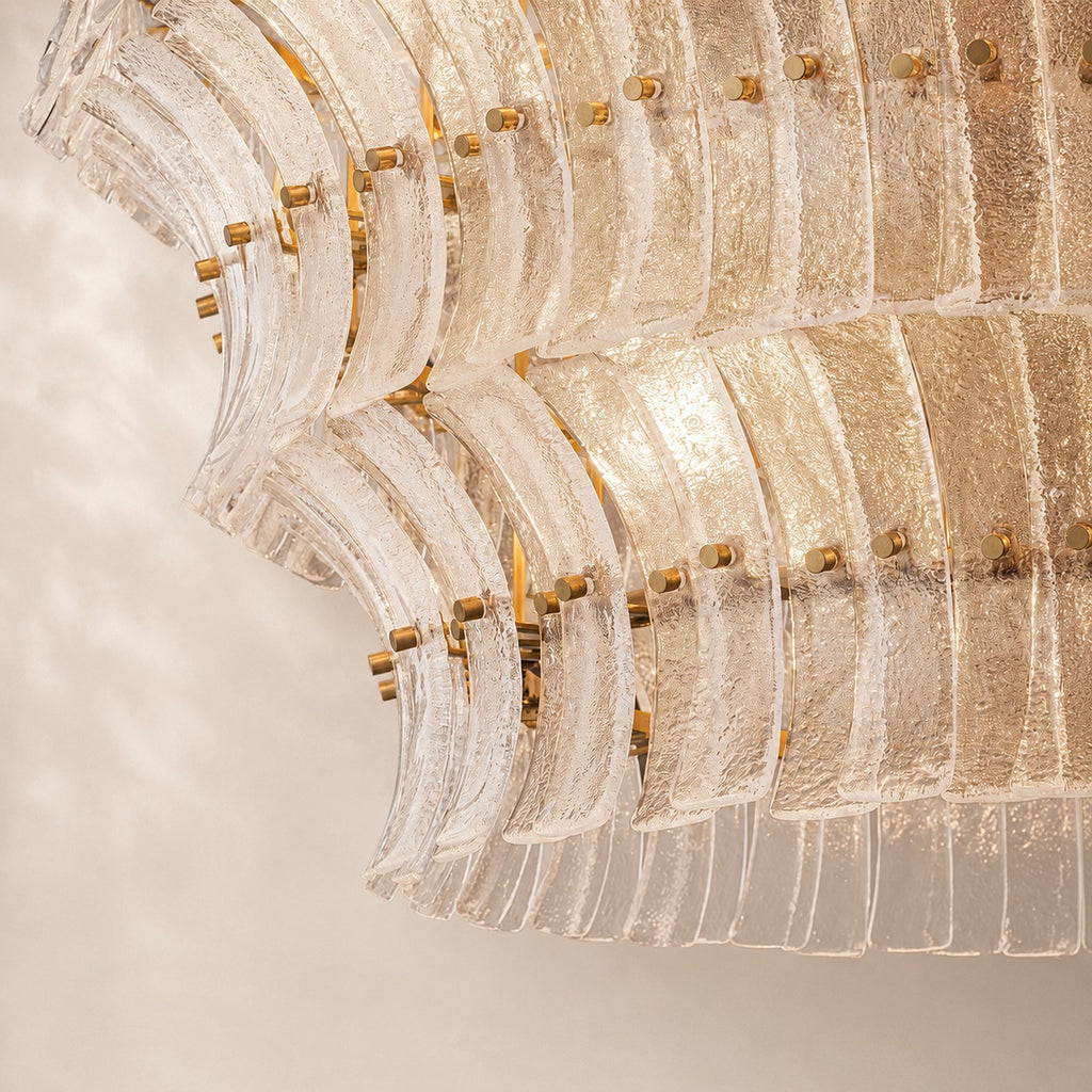 Romessa Glass Round Chandelier 48"