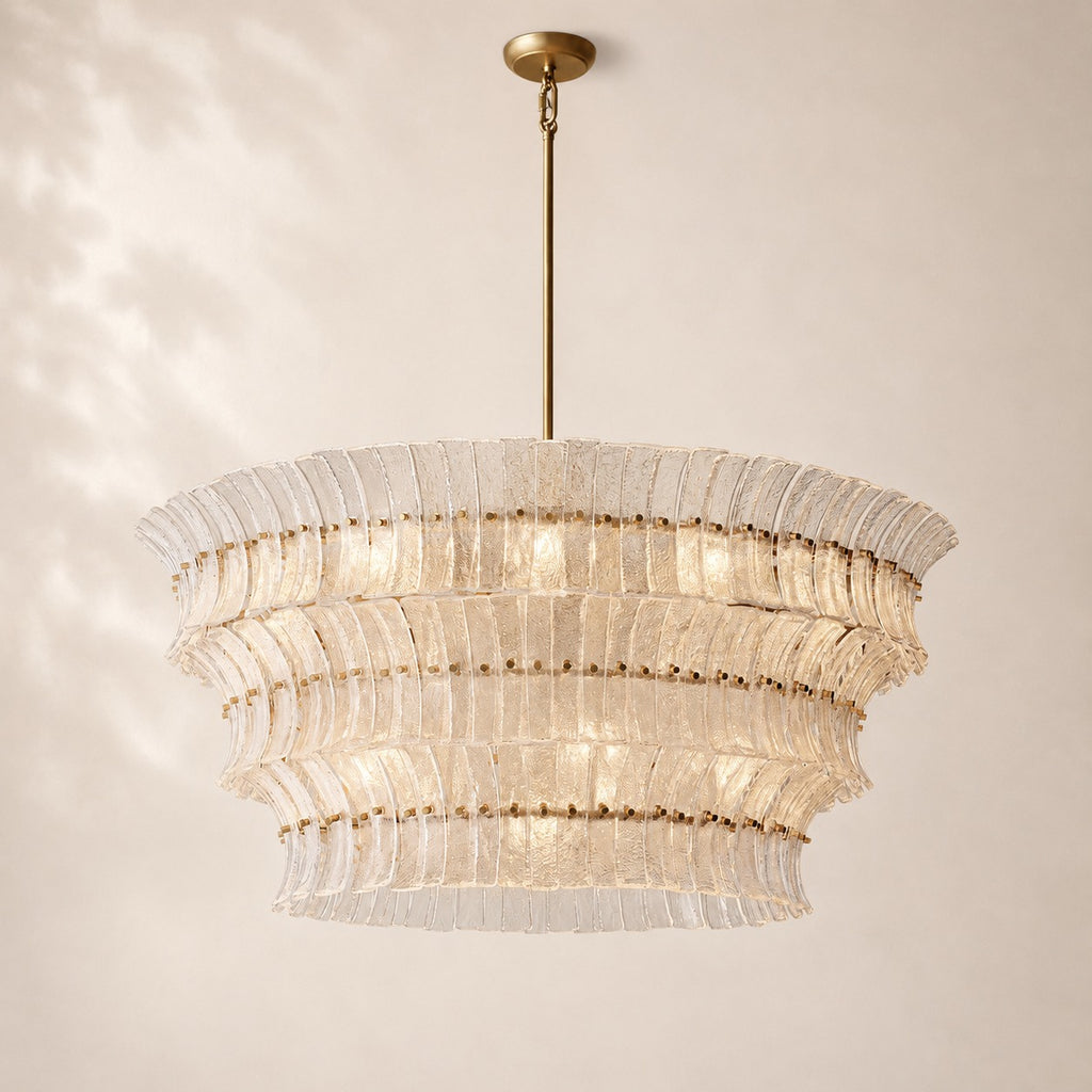 Romessa Glass Round Chandelier 48"