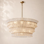 Romessa Glass Round Chandelier 48"