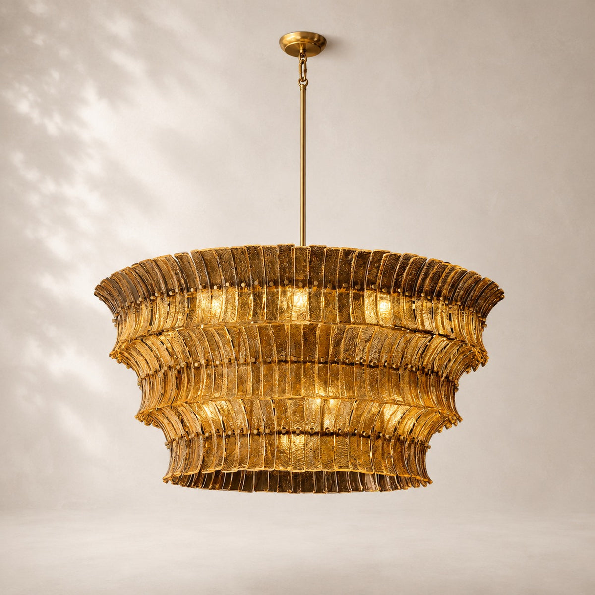 Romessa Glass Round Chandelier 48"