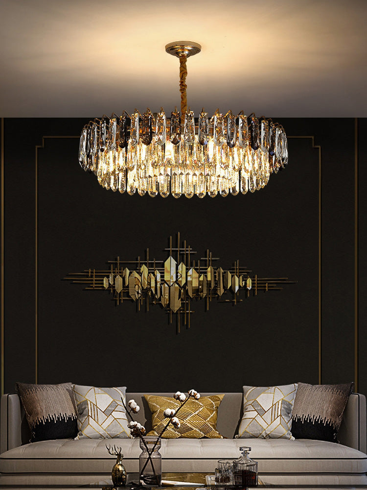 Gleamcrown Modern Crystal Chandelier