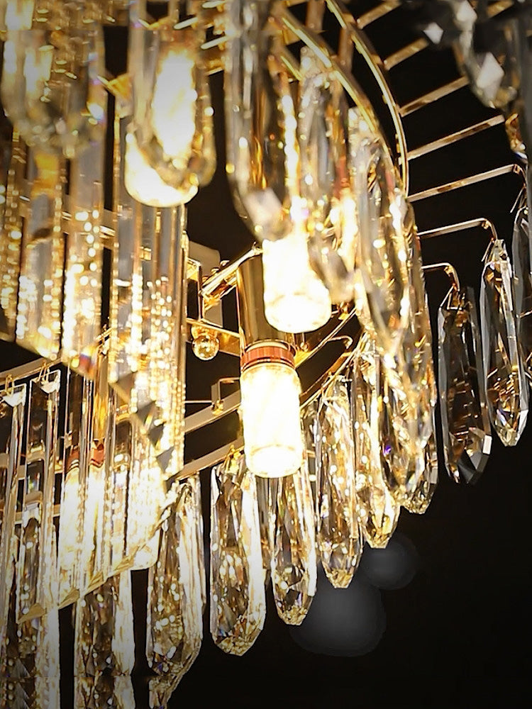 Gleamcrown Modern Crystal Chandelier