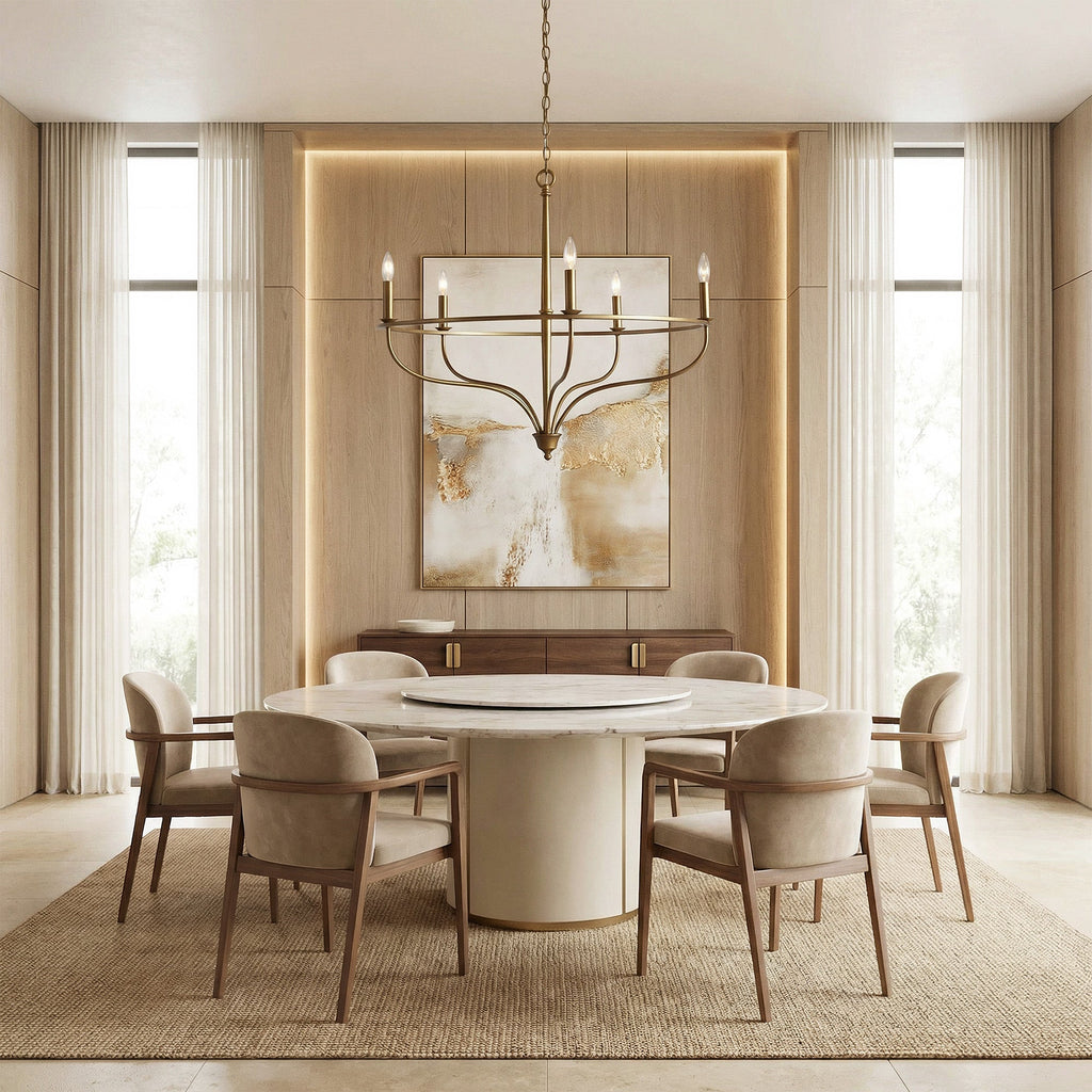 Canesweep Rattan Chandelier