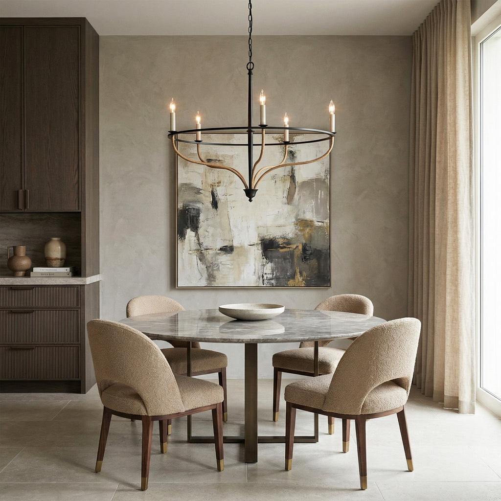 Canesweep Rattan Chandelier