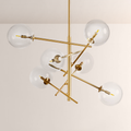 Orbtrail Modern Glass Ball Chandelier