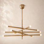 Rouvenza 10-Light Orbit Chandelier 38"