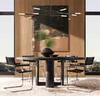 Rouvenza 8-Light Etched Rod Chandelier 80"
