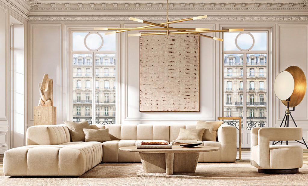 Rouvenza 8-Light Etched Rod Chandelier 80"