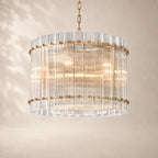 San Elio Glass Round Chandelier 22"
