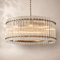 San Elio Glass Round Chandelier 37"