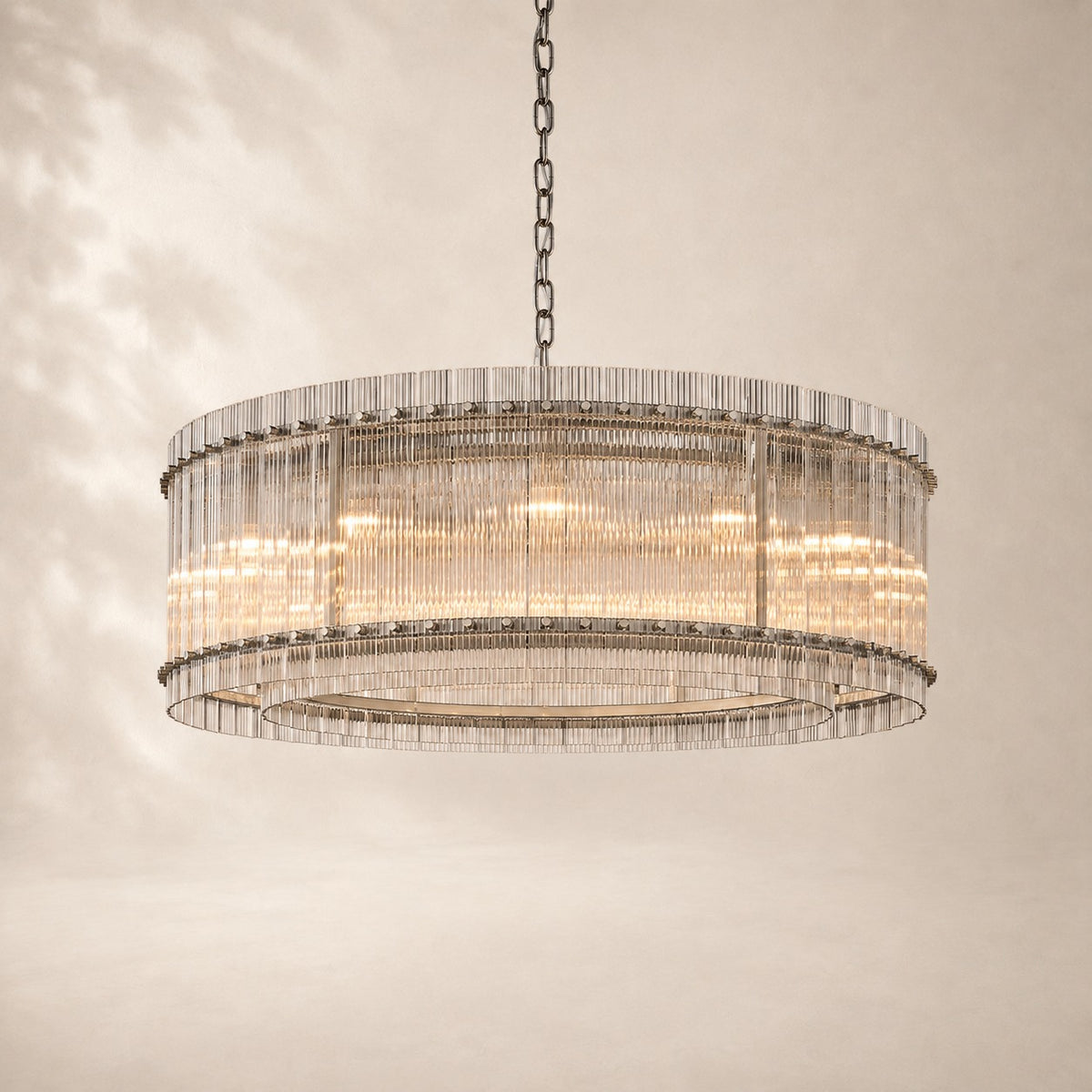 San Elio Glass Round Chandelier 48"