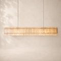 San Elio Alabaster Linear Chandelier 72"