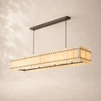 San Elio Alabaster Linear Chandelier 72"