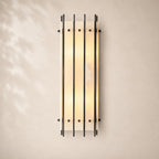 San Elio Alabaster Grand Rectangular Sconce 26"