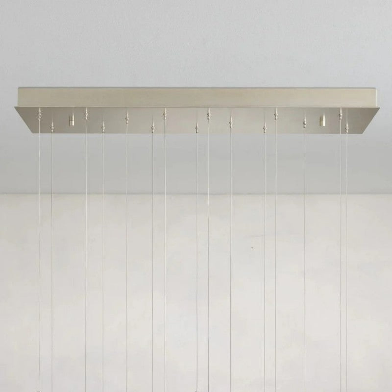 Setvella Alabaster Rectangular Chandelier
