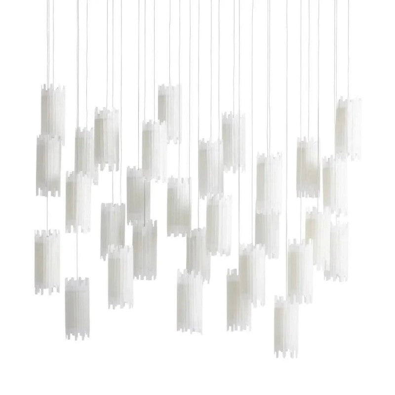 Setvella Alabaster Rectangular Chandelier