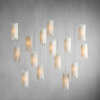 Setvella Alabaster Rectangular Chandelier