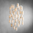 Setvella Alabaster Round Chandelier