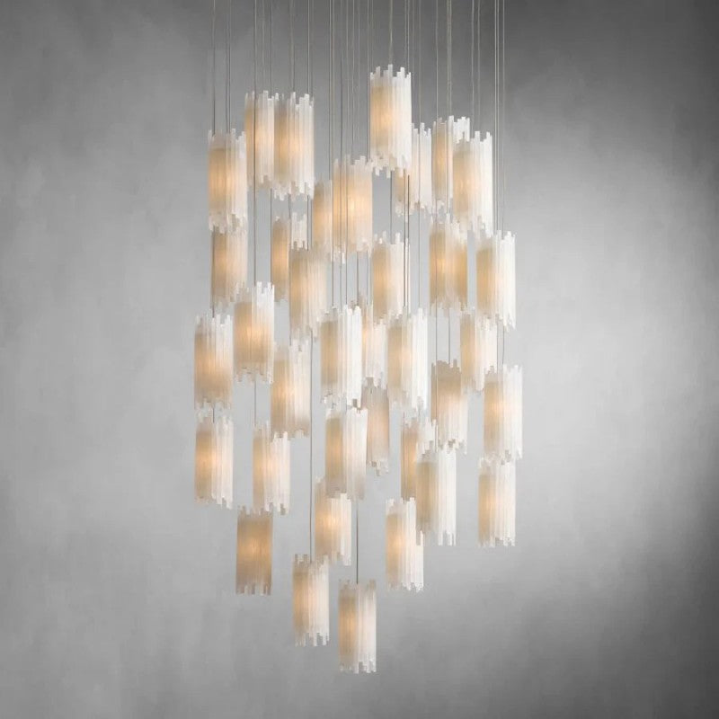 Setvella Alabaster Round Chandelier