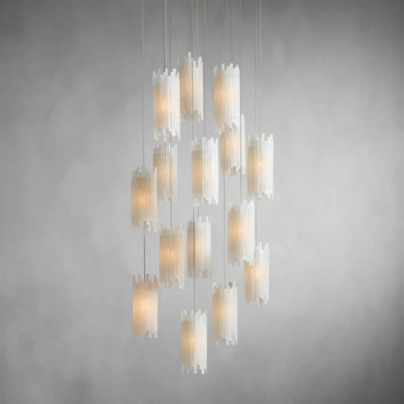 Setvella Alabaster Round Chandelier