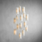 Setvella Alabaster Round Chandelier