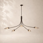 Shelora Glass Round Chandelier 60"