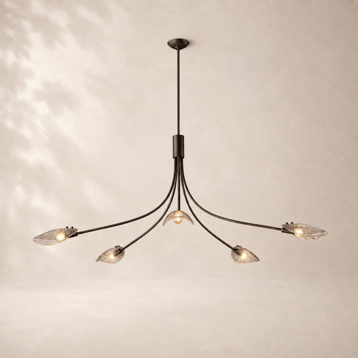 Shelora Glass Round Chandelier 60"