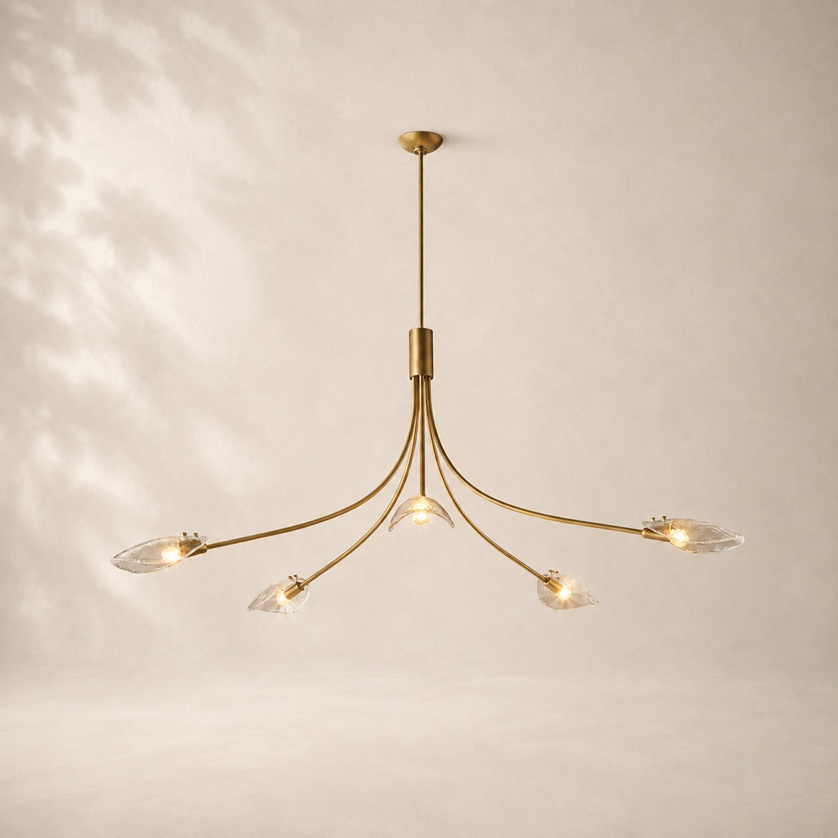 Shelora Glass Round Chandelier 60"
