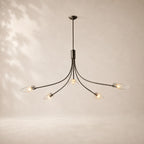 Shelora Glass Round Chandelier 60"