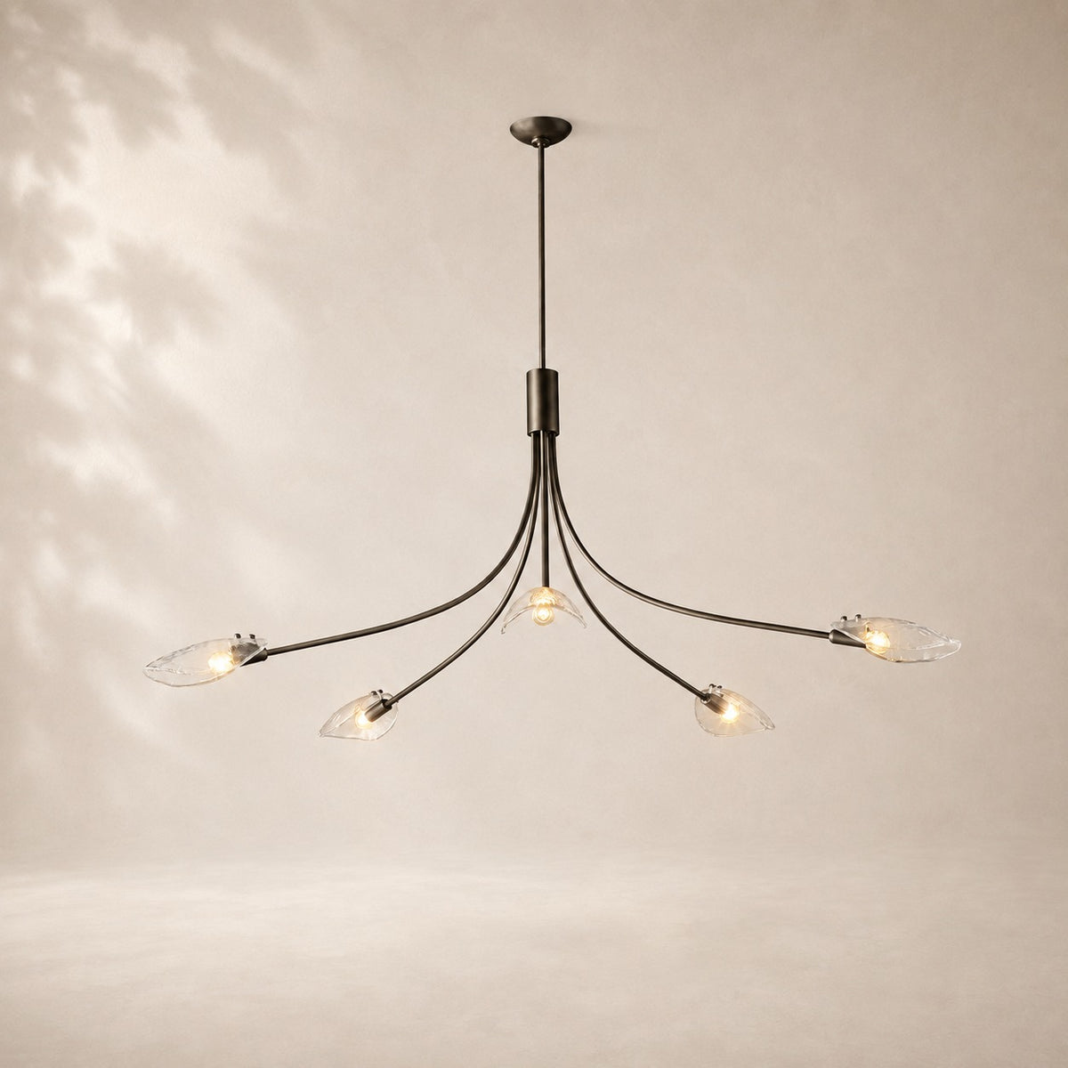 Shelora Glass Round Chandelier 60"