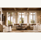 Shelora Glass Round Chandelier 72"