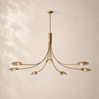 Shelora Glass Round Chandelier 72"