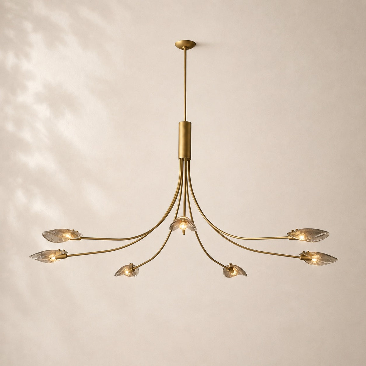 Shelora Glass Round Chandelier 72"