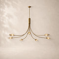 Shelora Glass Round Chandelier 72"