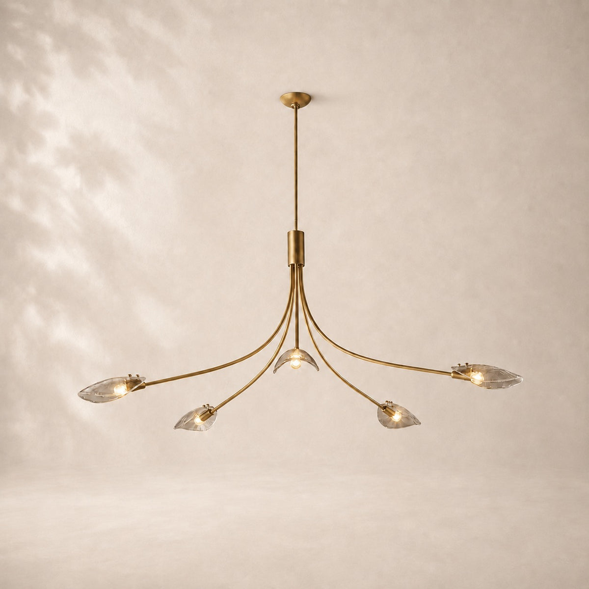 Shelora Glass Round Chandelier 60"