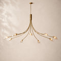 Shelora Glass Round Chandelier 84"