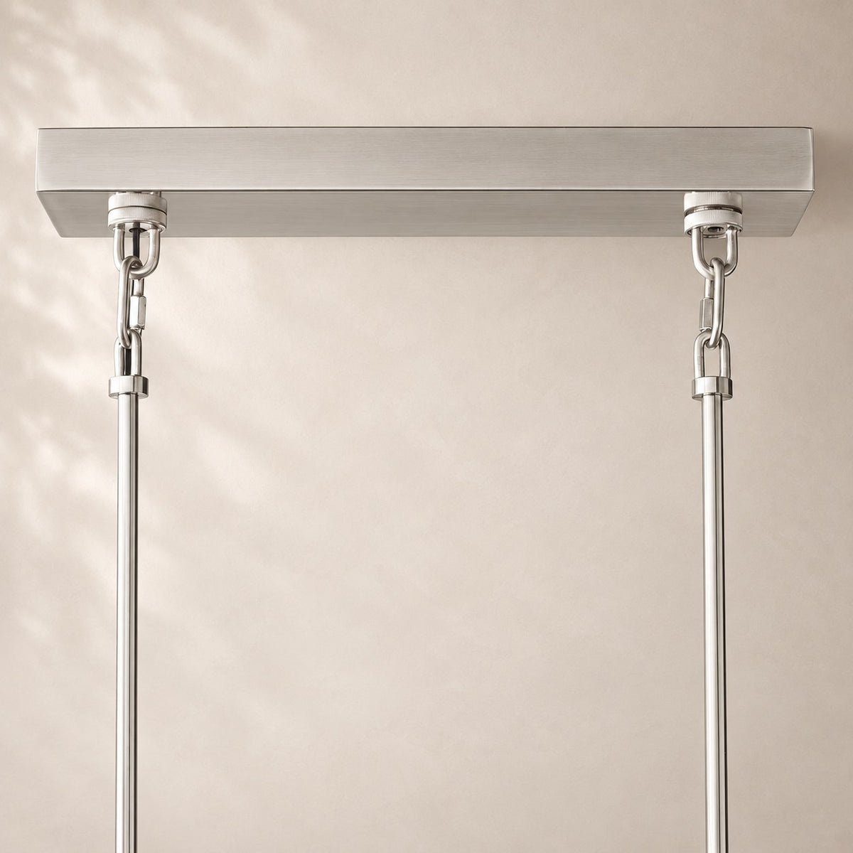 Sirelle Clear Glass Rectangular Chandelier 77"