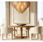 Sirelle Clear Glass Round Chandelier 41"