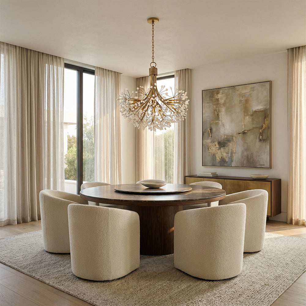 Dandelion Round Chandelier W29.5"