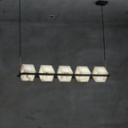 Terry Alabaster Cubic Island Pendant
