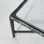 Thadson Glass Top Rectangular Glass Coffee Table