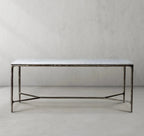 Thadson Rectangle Marble Desk